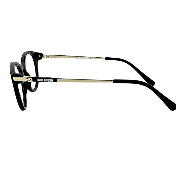 Harley Davidson HD0144T Unisex Plastic Eyeglass Frame 002 Matte Black 49-18 - Picture 4 of 5